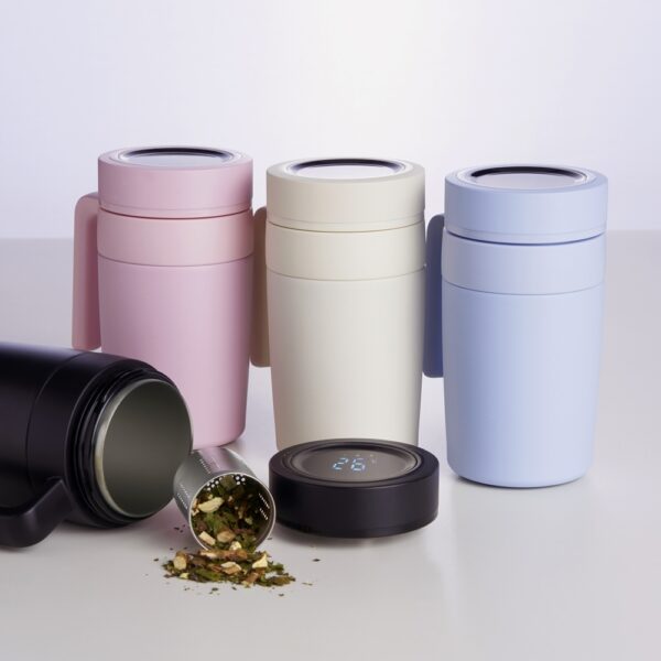 Caneca Térmica Inox 500ml com Display LED - Image 2
