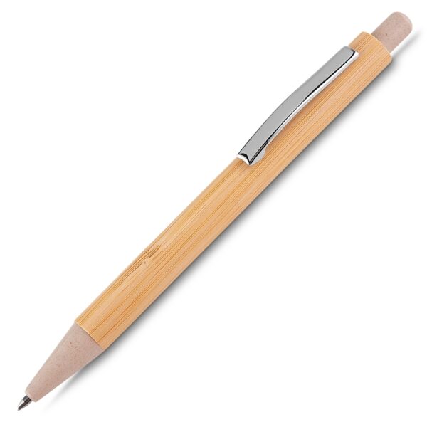 Caneta Ecológica de Bambu com Estojo - Image 2