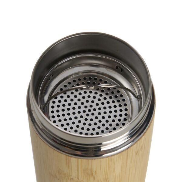 Garrafa Bambu Térmica 500ml com Infusor - Image 5