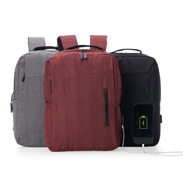 Mochila de Nylon USB 21L - Image 2