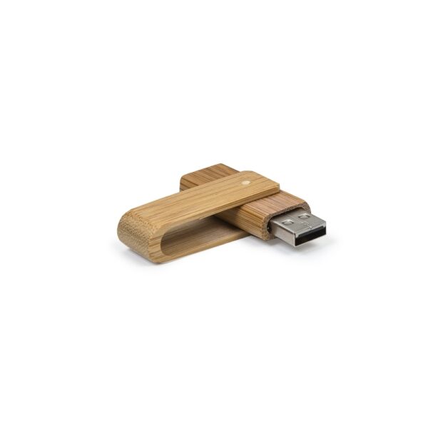 Pen Drive 4GB/8GB/16GB Giratório Bambu - Image 2