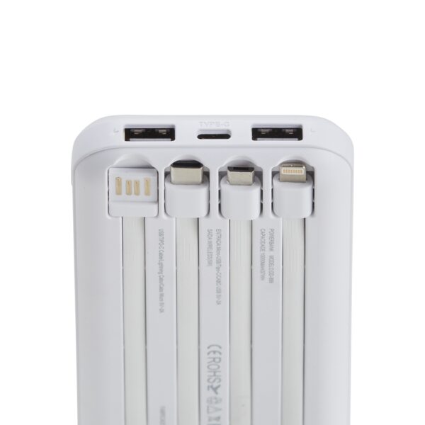 Power Bank 10.000mAh com Carregamento via Indução ou via Cabo - Image 4